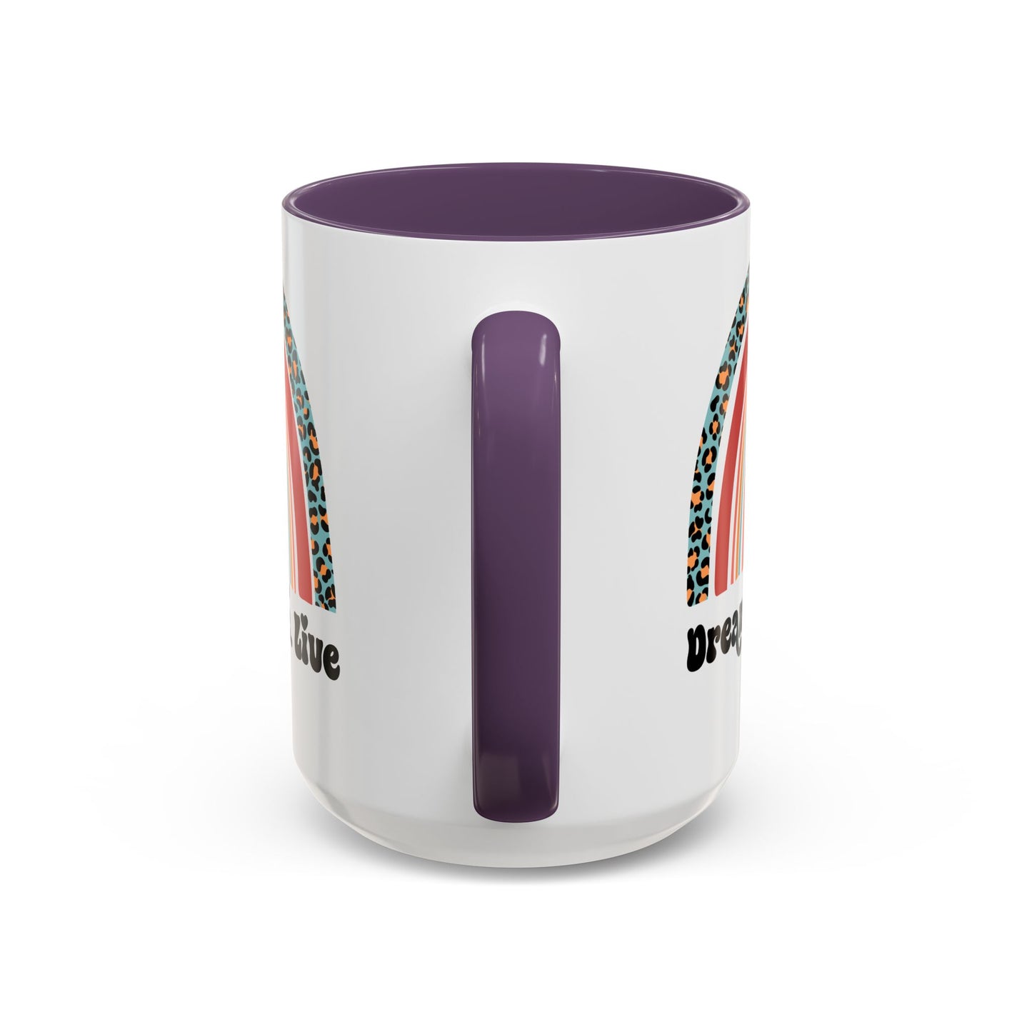 Dream Move Live Realtor Accent Coffee Mug (11, 15oz)