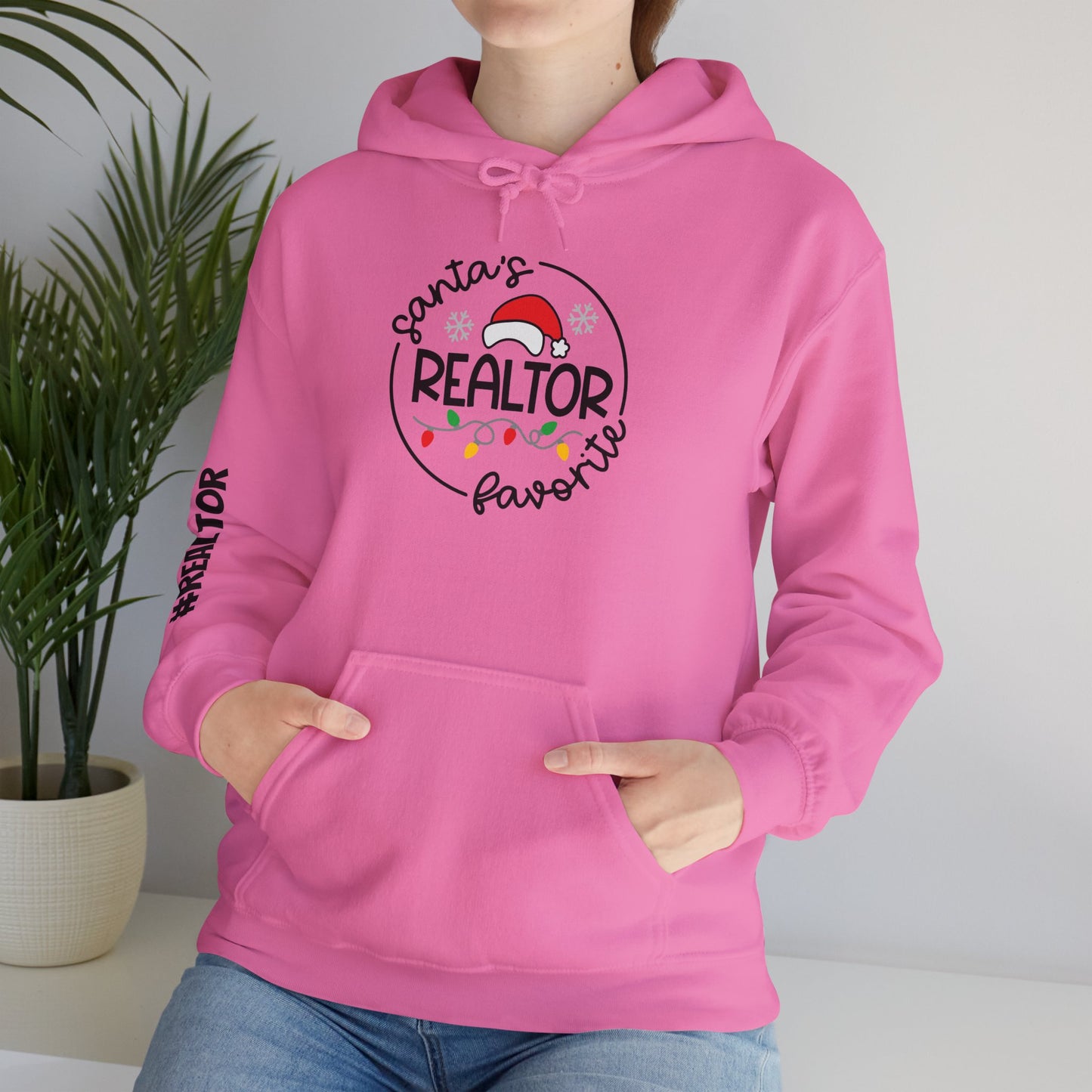 🎅 Santa’s Favorite Realtor Hoodie – Sleigh Listings in Style