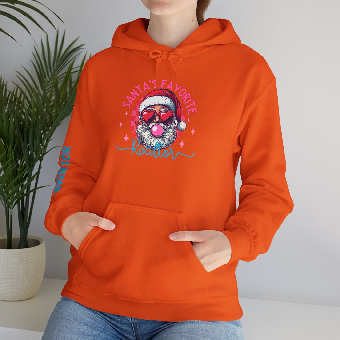 🎅 Santa’s Favorite Realtor Hoodie – Sleighin’ in Style Since Day One