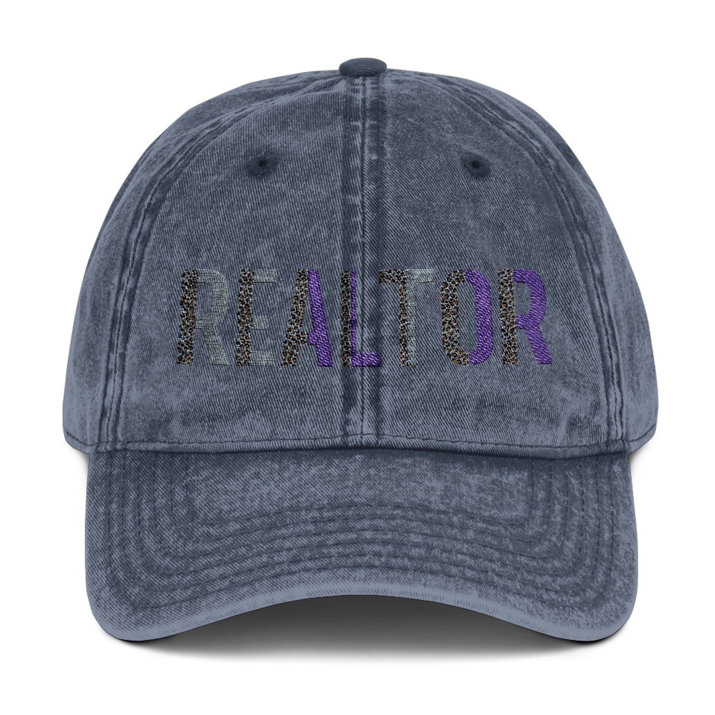 REALTOR Pride Hat – Rainbow Lettering Real Estate Cap