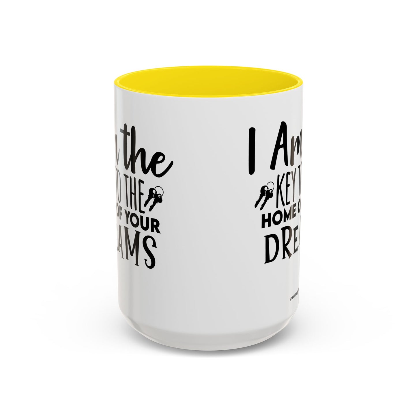 I Am The Key Realtor Accent Coffee Mug (11, 15oz)