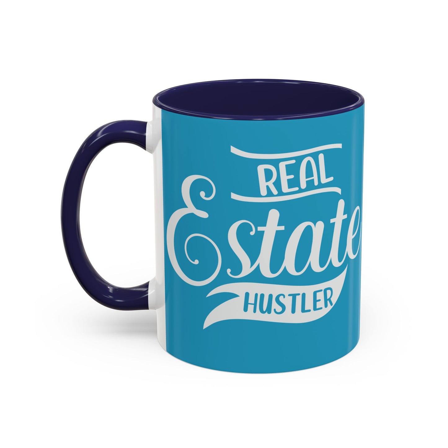 Real Estate Hustler Realtor Accent Coffee Mug (11, 15oz)