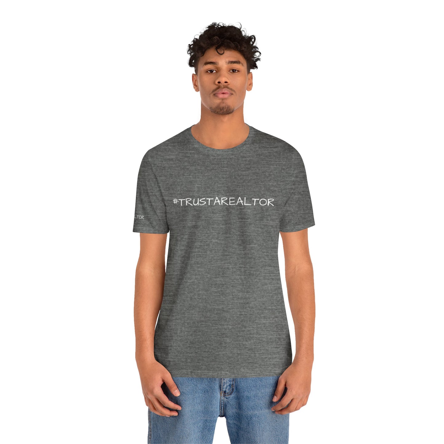 #TrustARealtor Jersey Tee β Funny Realtor Shirt, Unisex Tee, Real Estate Gift