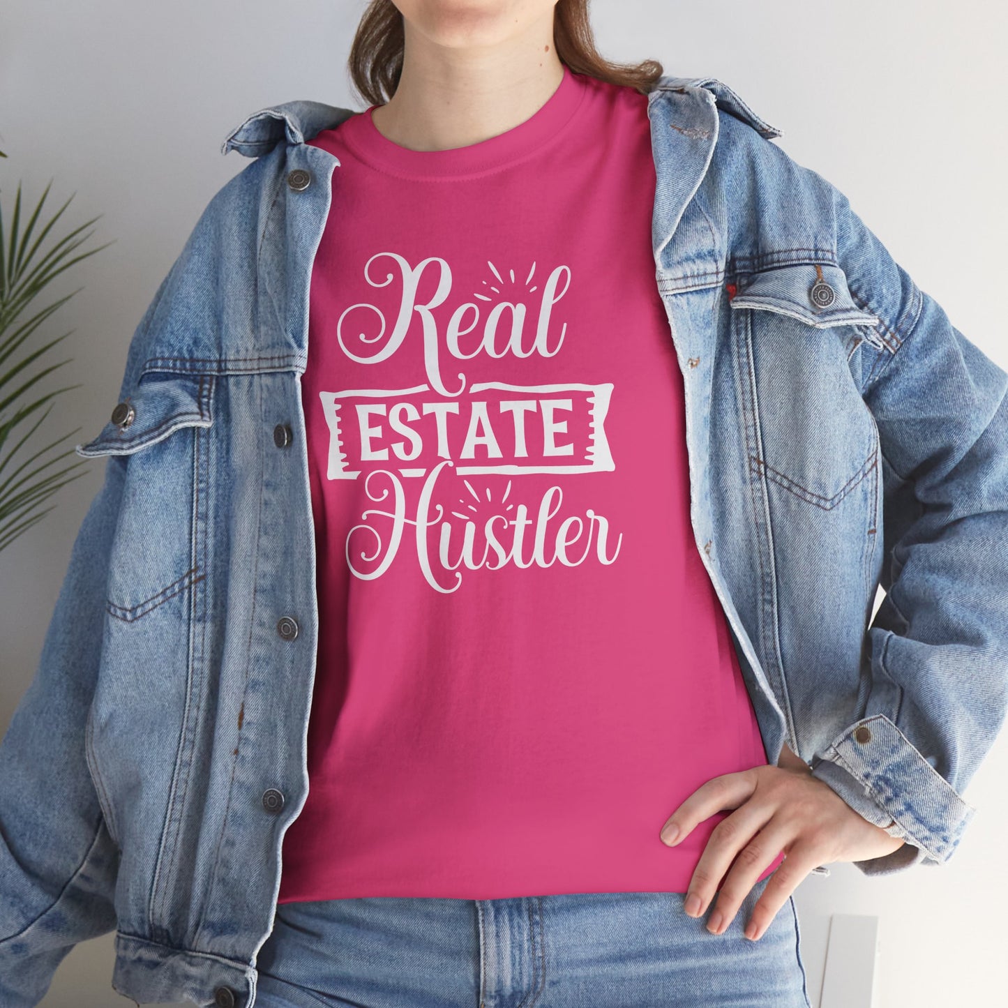 💰 "Real Estate Hustler" Tee – Because You’re Out Here Selling Homes, Not Dreams! 🏡