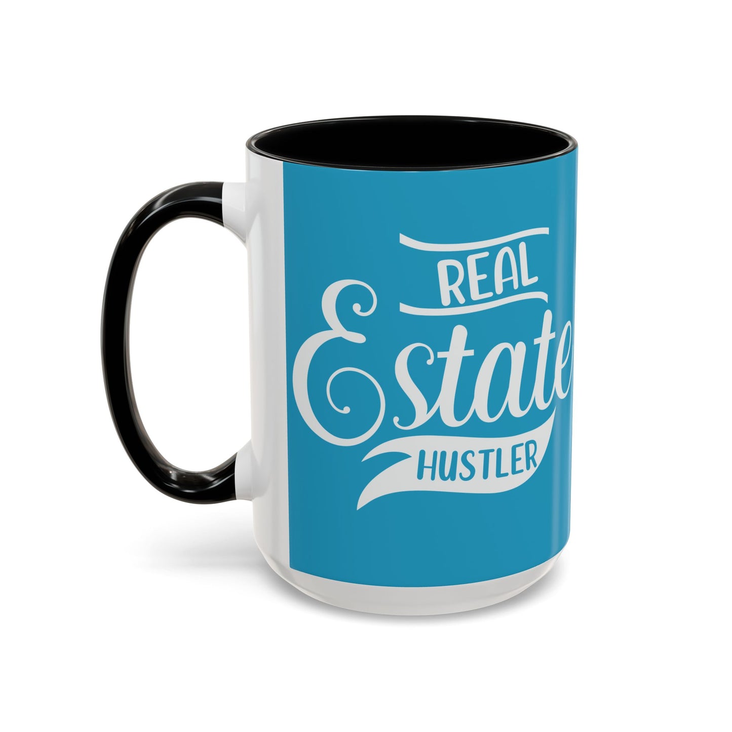 Real Estate Hustler Realtor Accent Coffee Mug (11, 15oz)