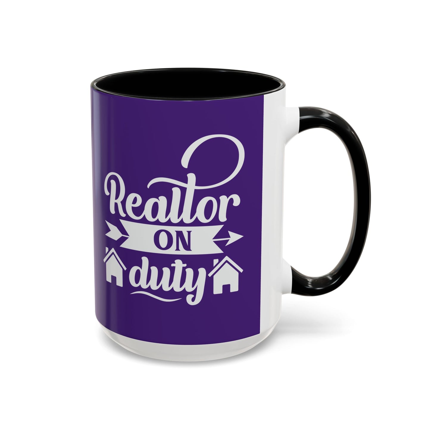 Realtor On Duty Accent Coffee Mug (11, 15oz)
