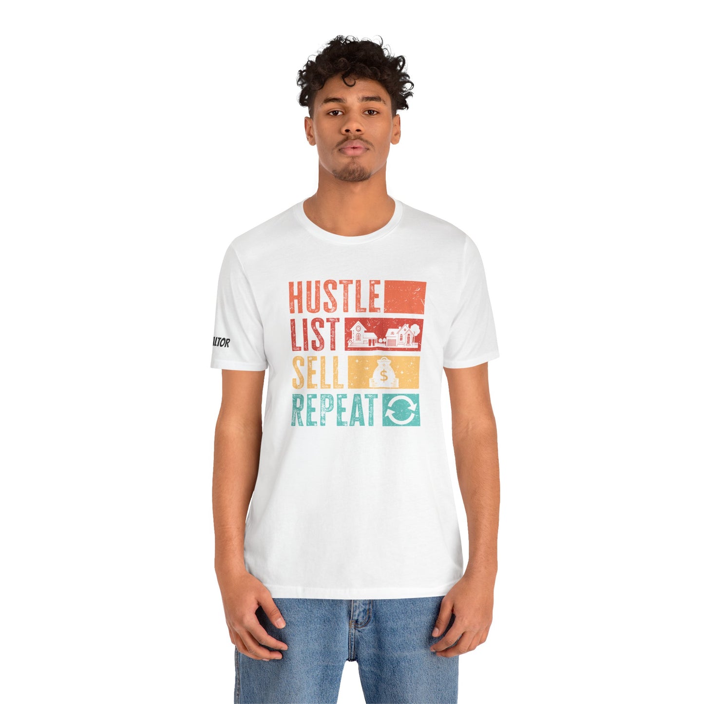 π‘ Hustle. List. Sell. Repeat. β The Official Realtor Mantra Tee! π‘