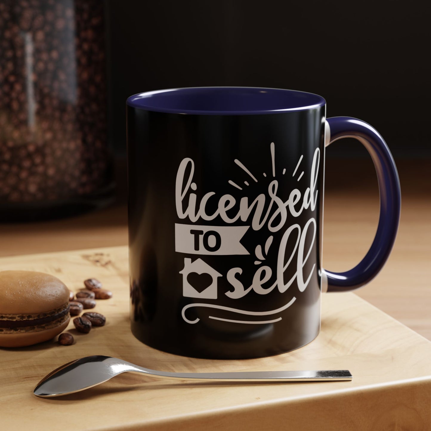 Licensed To Sell Realtor Accent Coffee Mug (11, 15oz)