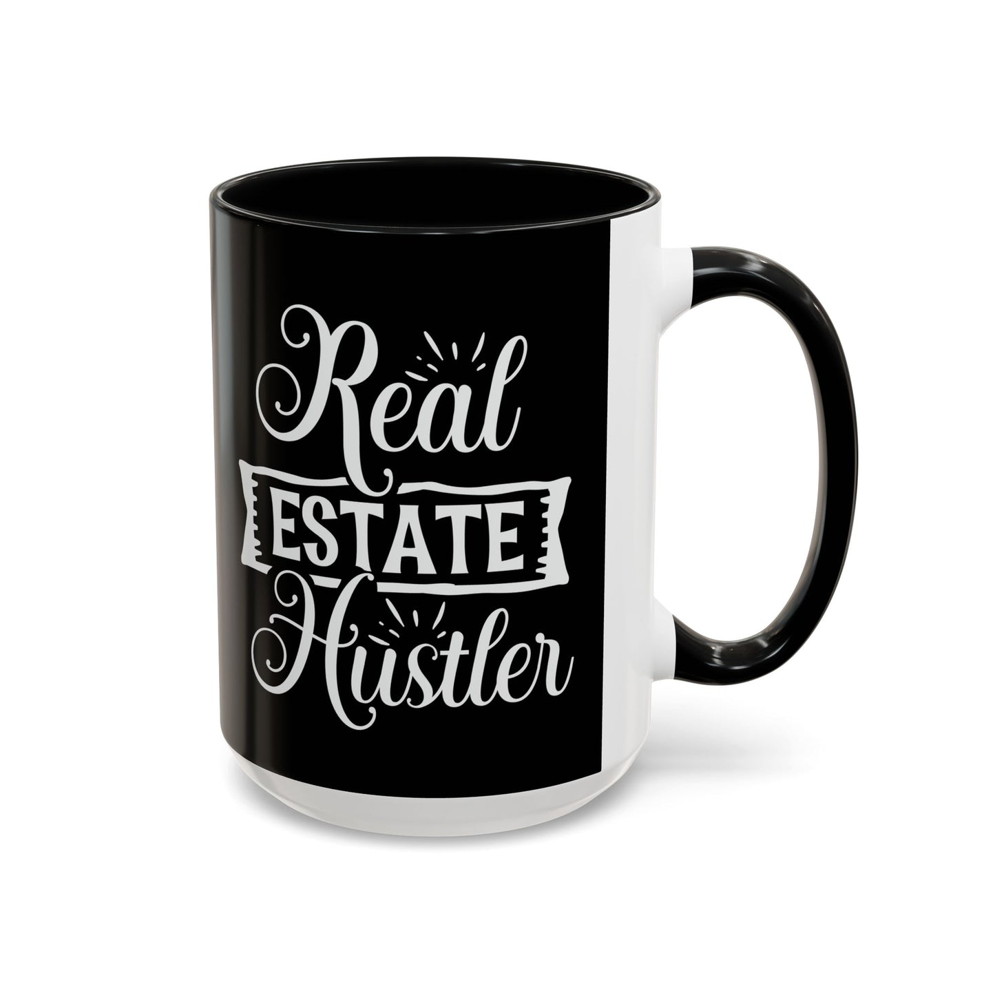 Real Estate Hustler realtor Accent Coffee Mug (11, 15oz)