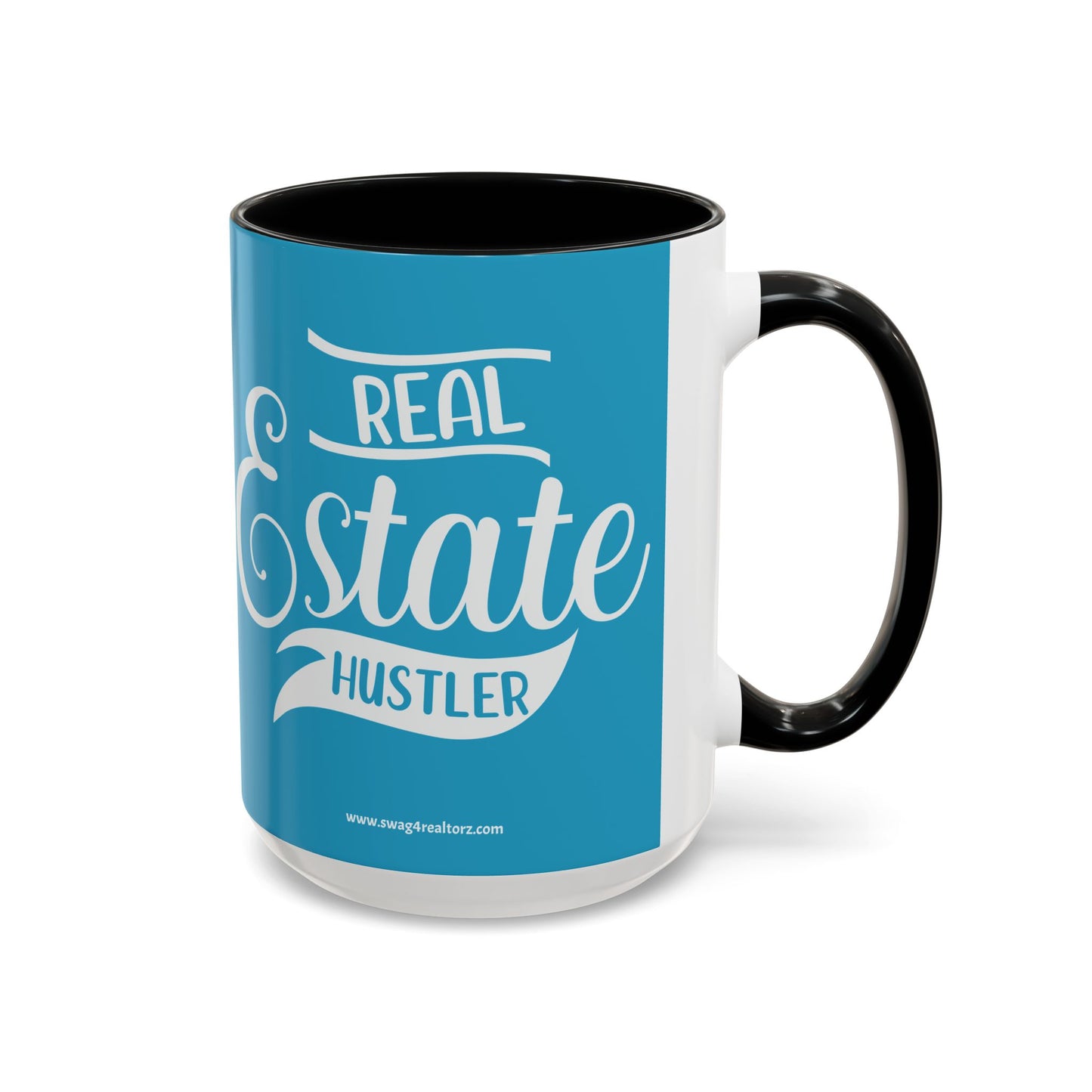 Real Estate Hustler Realtor Accent Coffee Mug (11, 15oz)