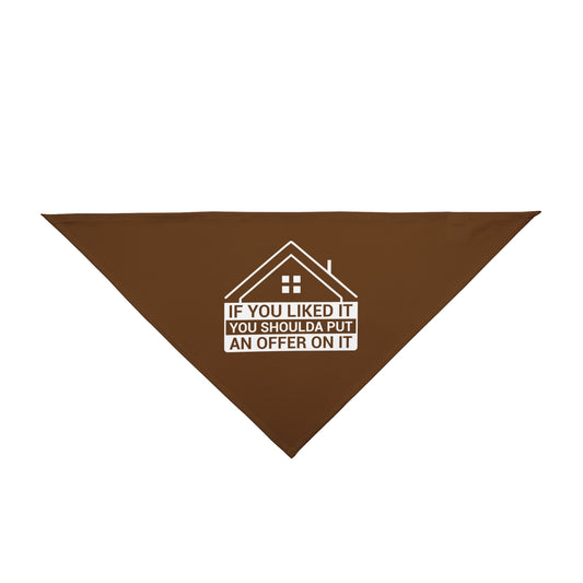 Funny Realtor Dog Bandana – Shoulda Put an Offer on It