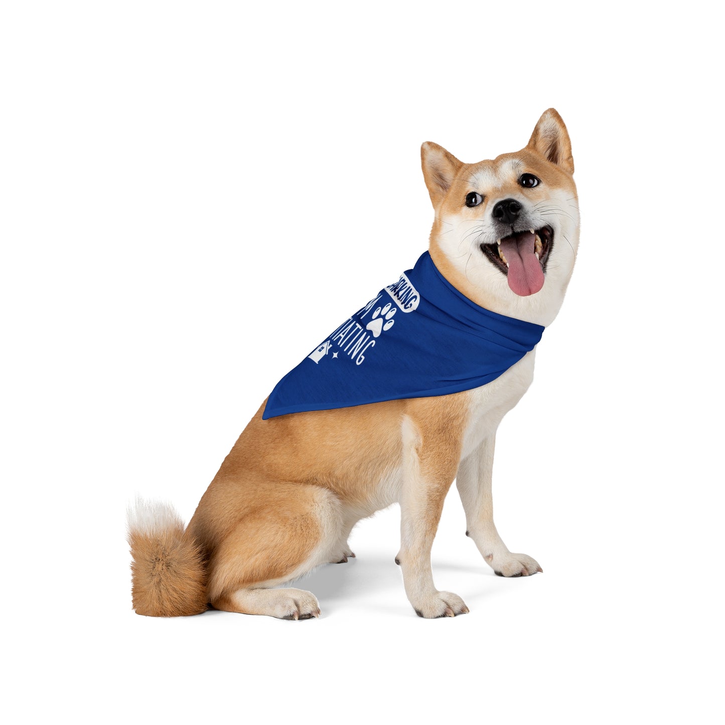 Realtor Dog Bandana – I’m Not Barking, I’m Negotiating (I Have Clients to Impress)