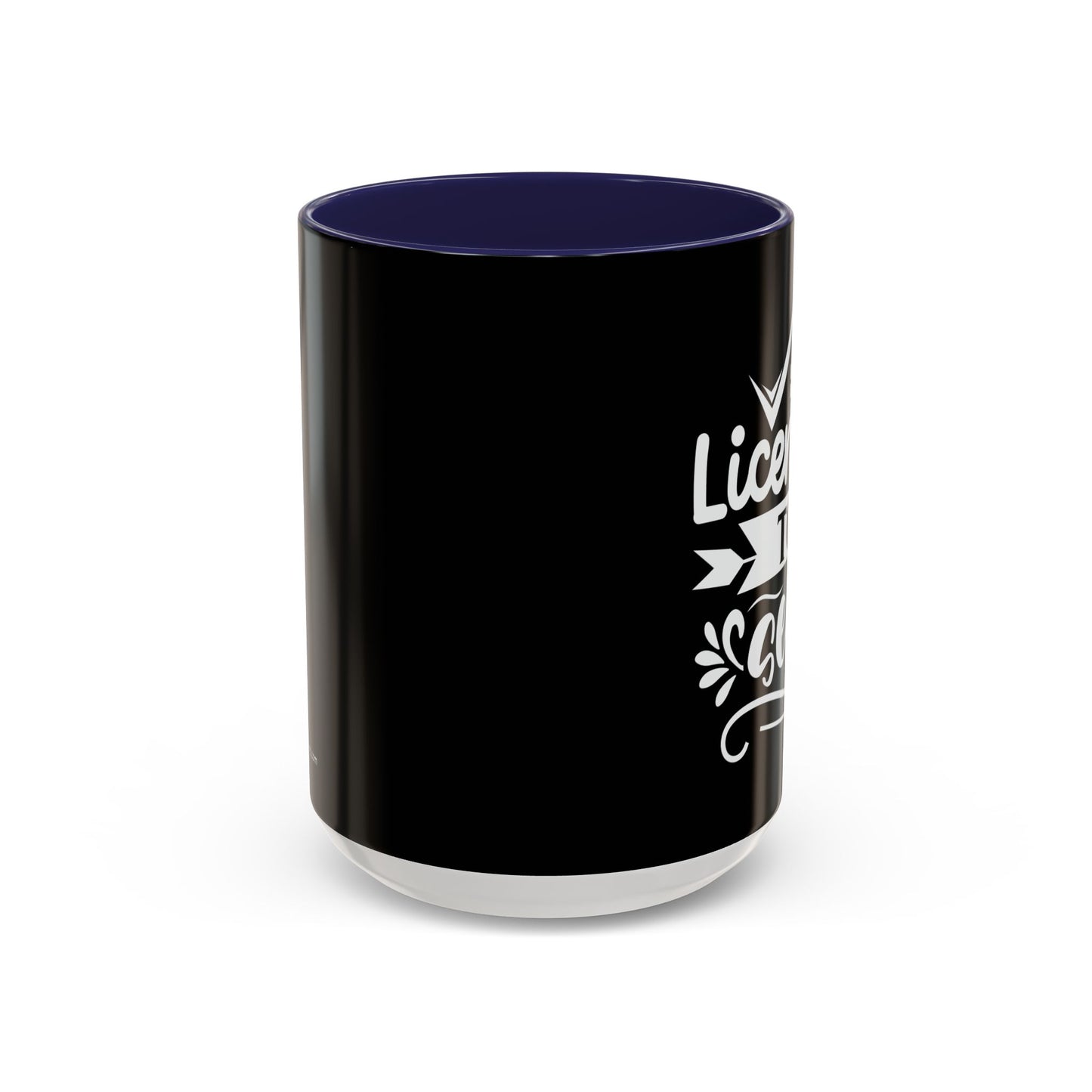 Licensed To Sell Realtor Accent Coffee Mug (11, 15oz)