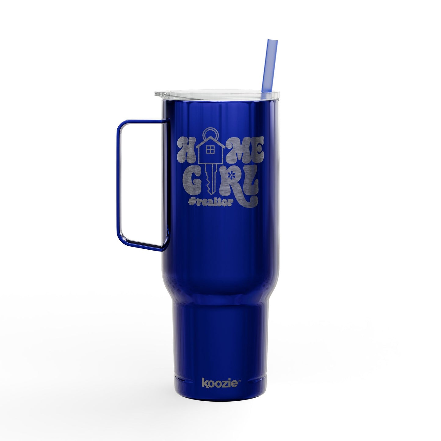 Home Girl #Realtor Tumbler – 40 oz Stainless Steel Mug with House Key Design