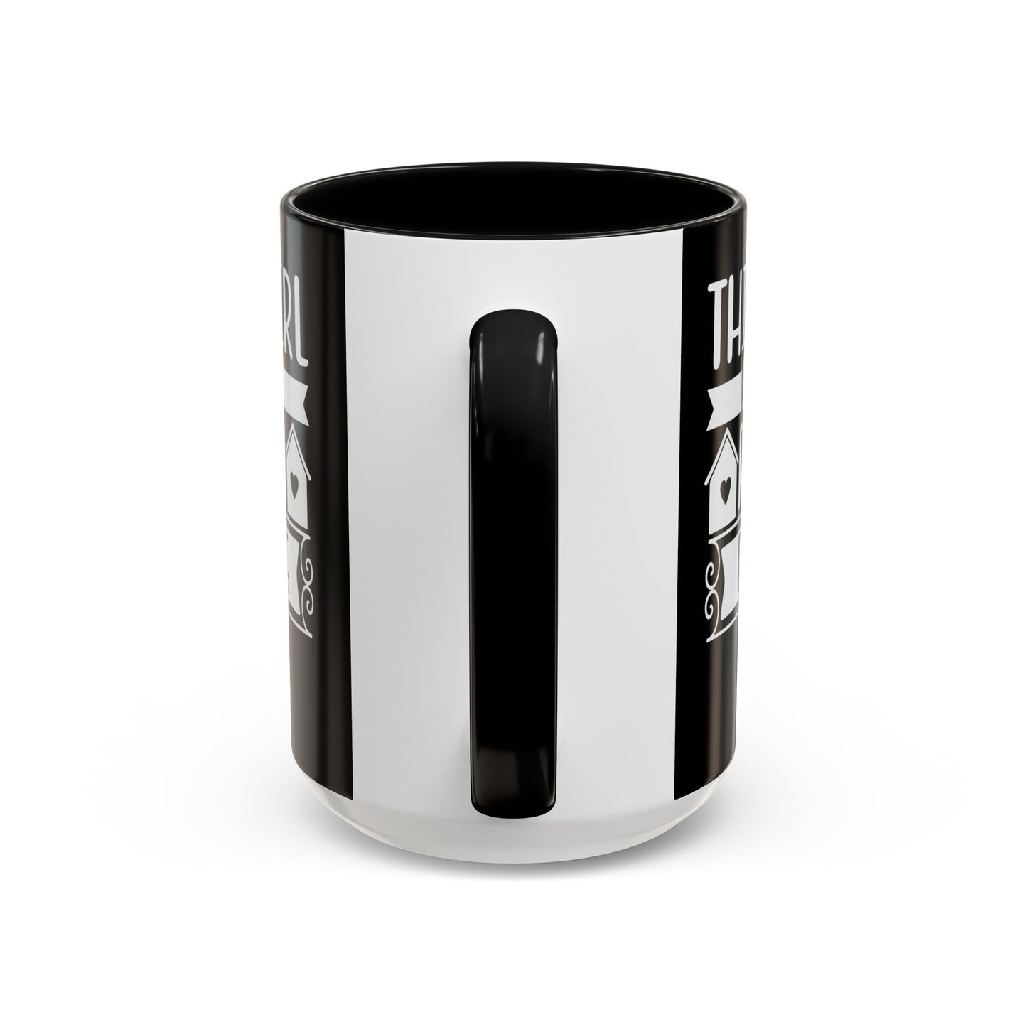 This Girl Sells Real Estate Realtor Accent Coffee Mug (11, 15oz)