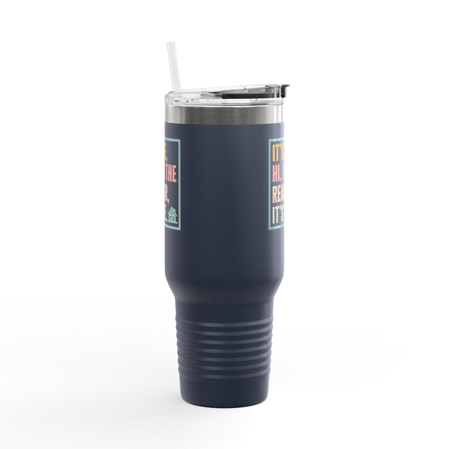 It’s Me. I’m the Realtor. Tumbler – 40 oz Stainless Steel Mug with Funny Pastel Text