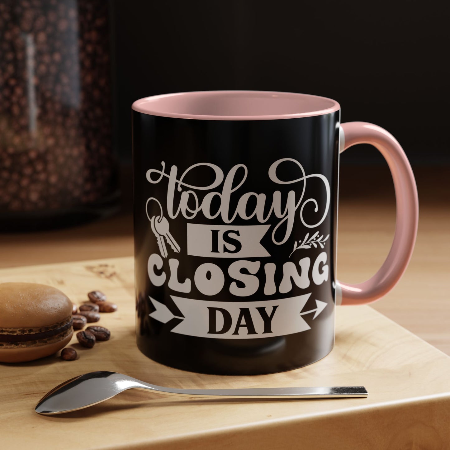 Today Is Closing Day Realtor Accent Coffee Mug (11, 15oz)