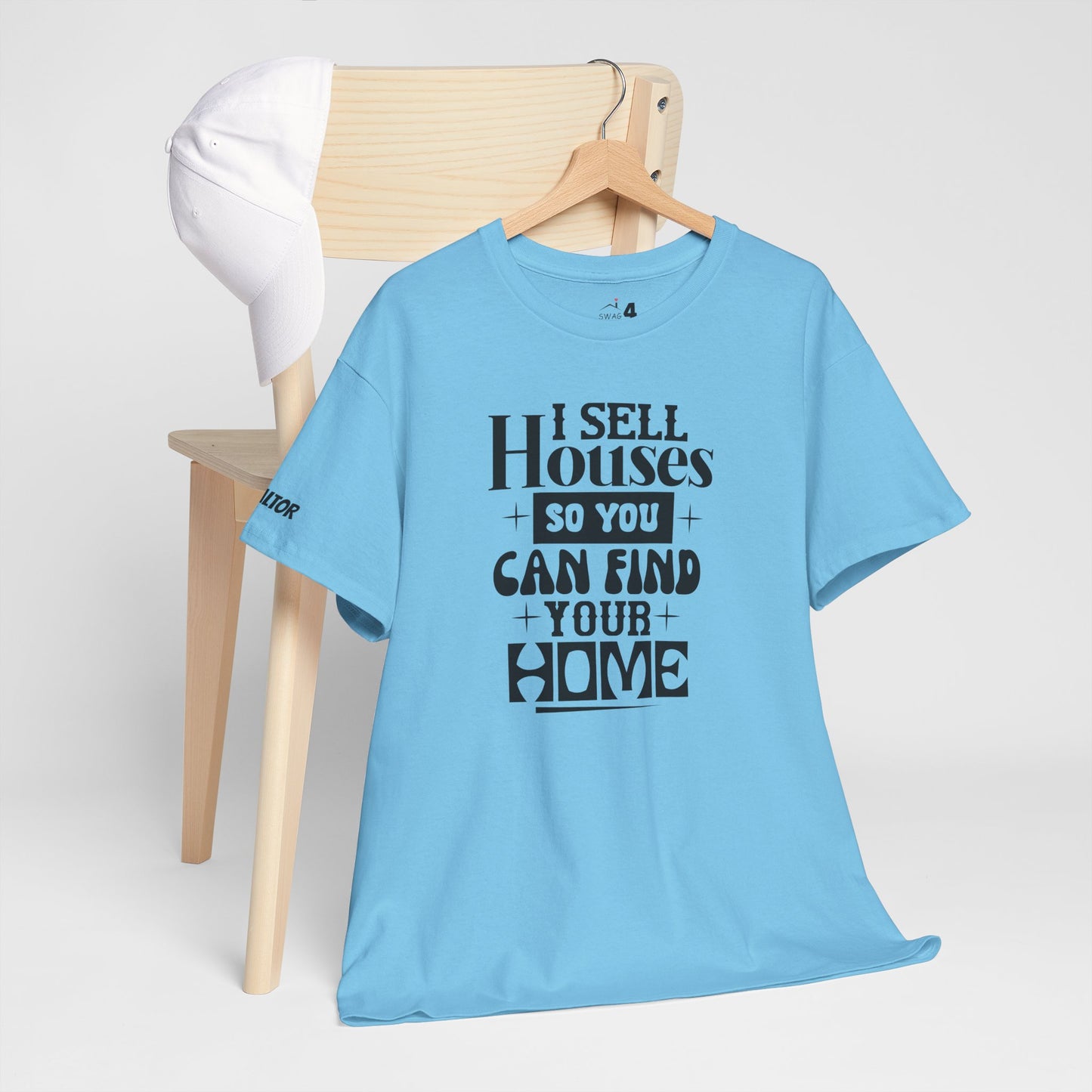 I Sell Houses Unisex Heavy Cotton Tee - Perfect Gift for Real Estate Agents!