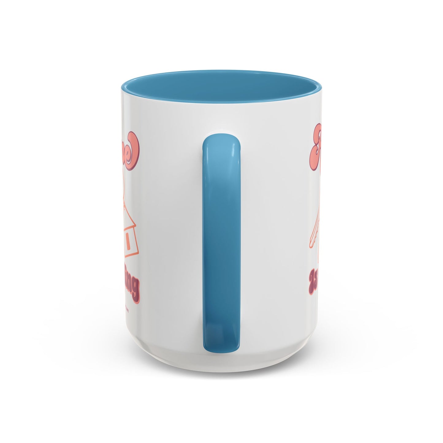 Home Is Calling Realtor Accent Coffee Mug (11, 15oz)