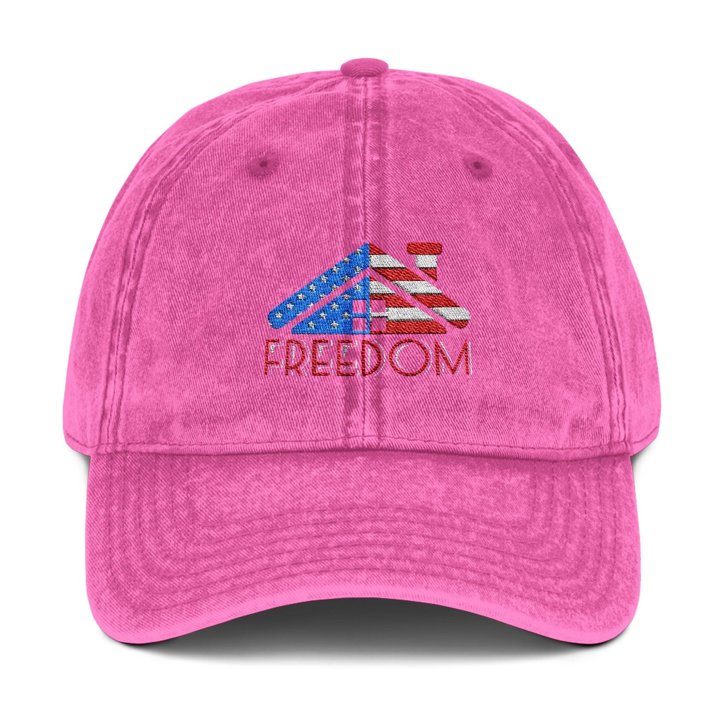 FREEDOM Realtor Hat – Patriotic Roofline Cap for Real Estate Pros