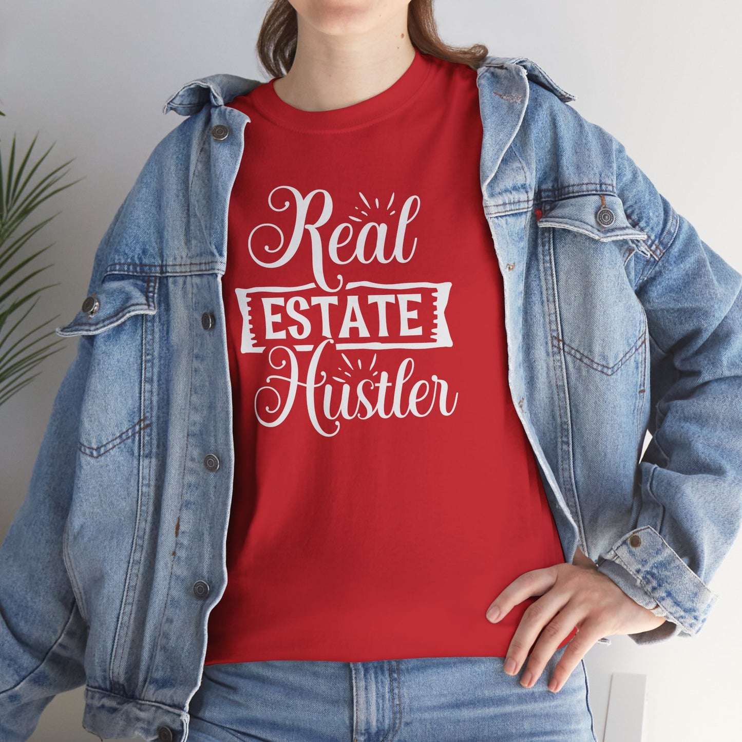 💰 "Real Estate Hustler" Tee – Because You’re Out Here Selling Homes, Not Dreams! 🏡