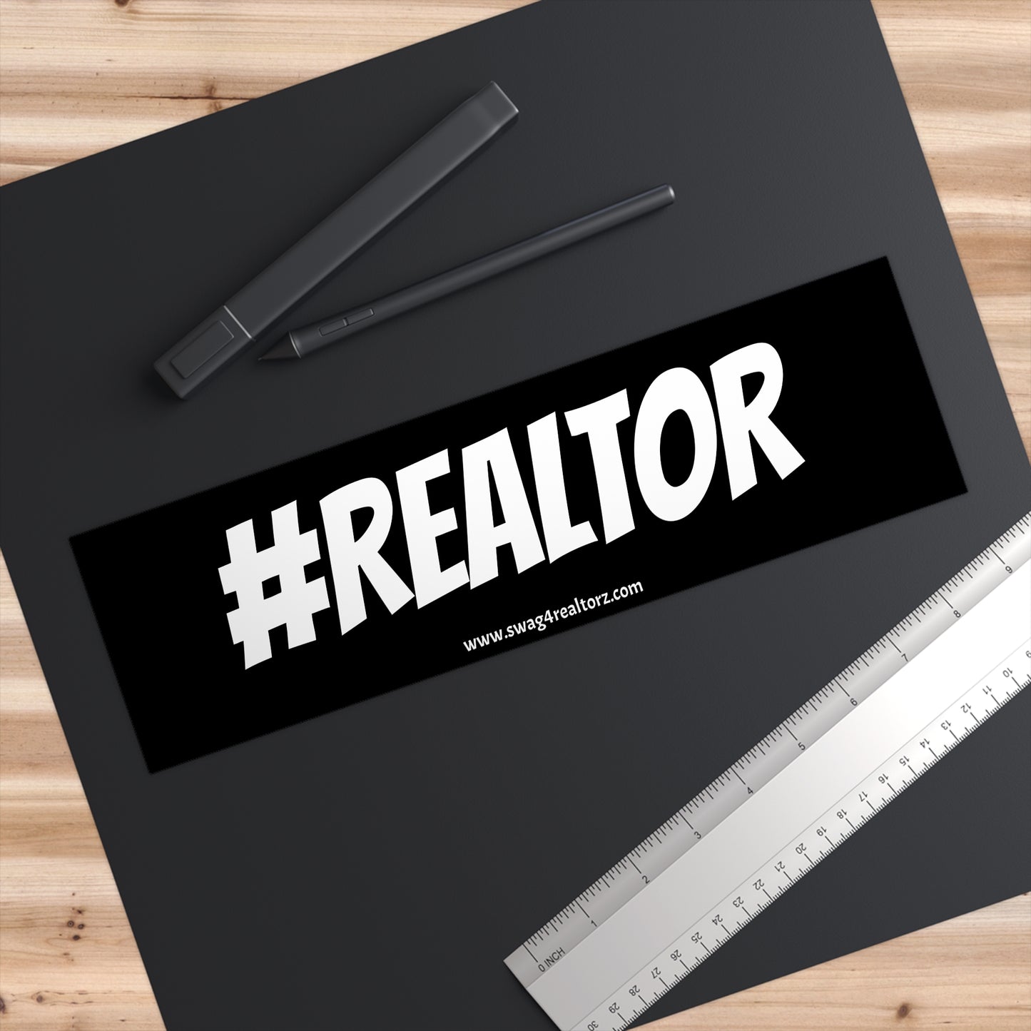 🏡 #REALTOR Bumper Sticker – Ride or Die for Real Estate 🚗
