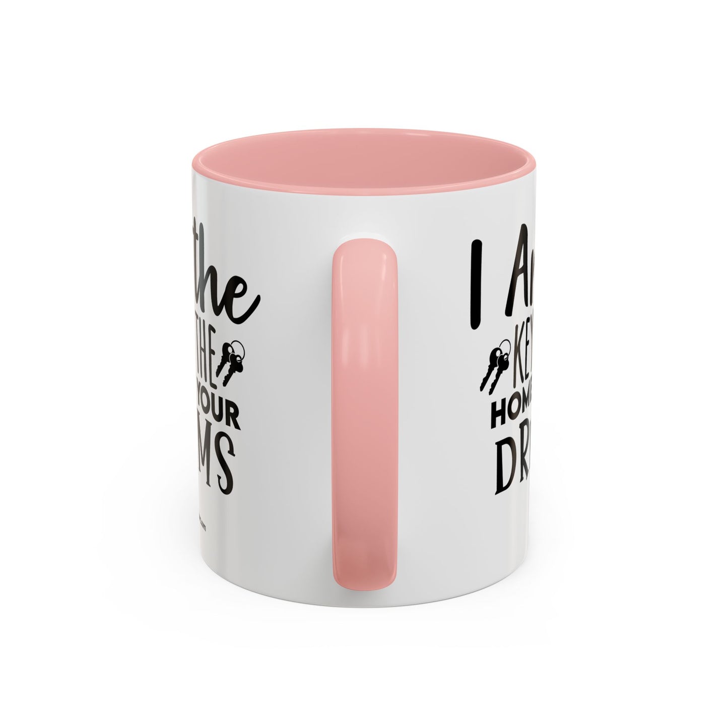 I Am The Key Realtor Accent Coffee Mug (11, 15oz)