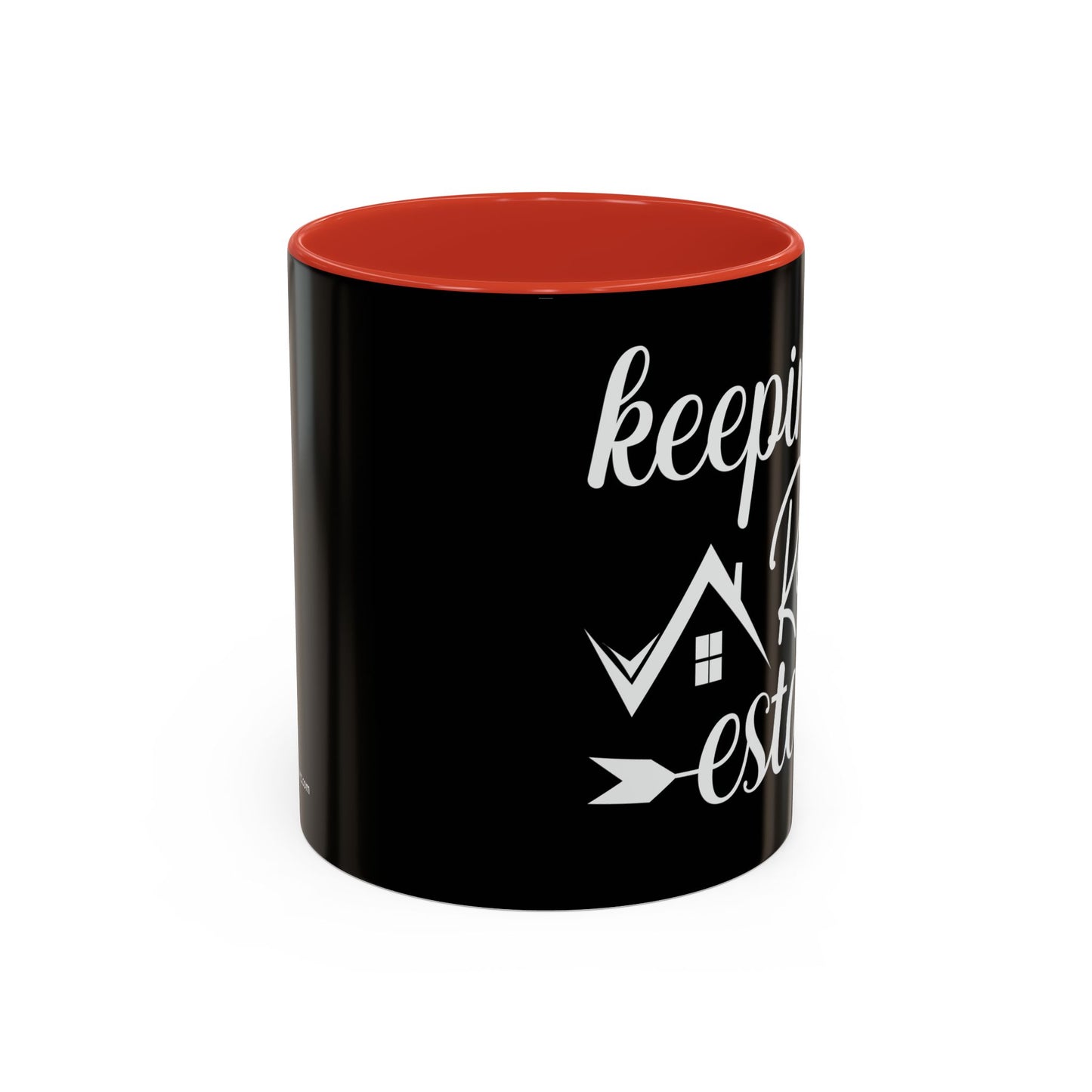 Keeping It Real Estate Realtor Accent Coffee Mug (11, 15oz)