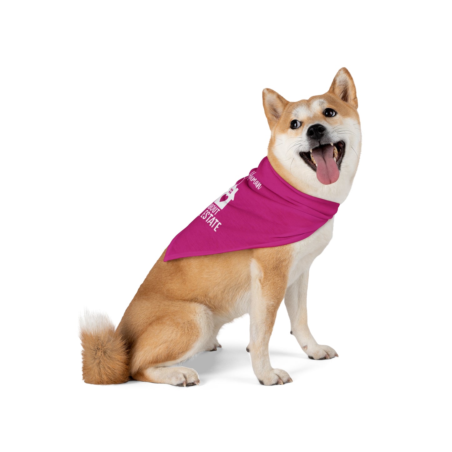 Realtor Dog Bandana – Ask My Human, They Sell Houses & Throw Treats