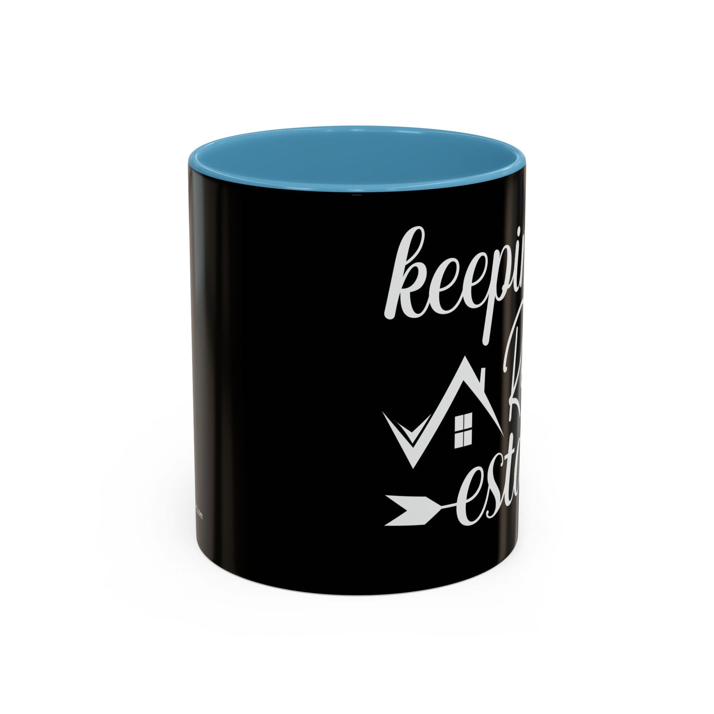 Keeping It Real Estate Realtor Accent Coffee Mug (11, 15oz)