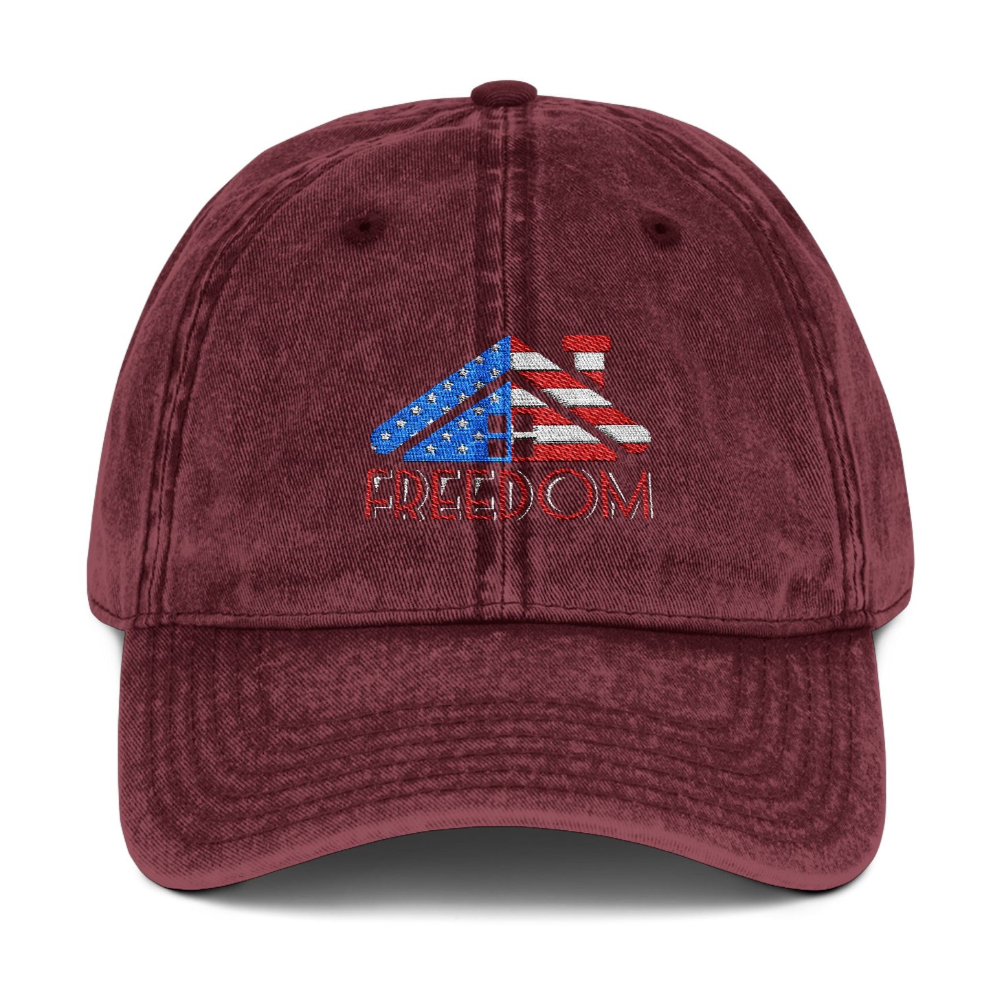 FREEDOM Realtor Hat – Patriotic Roofline Cap for Real Estate Pros