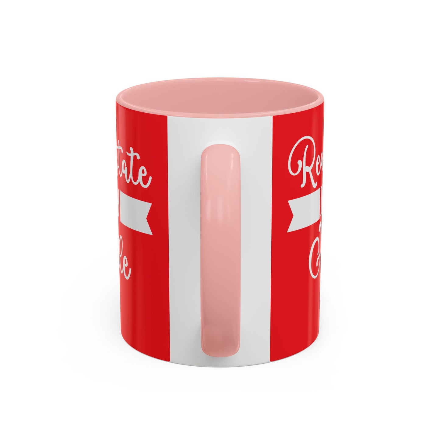 Real Estate Is My Side Hustle Realtor Accent Coffee Mug (11, 15oz)