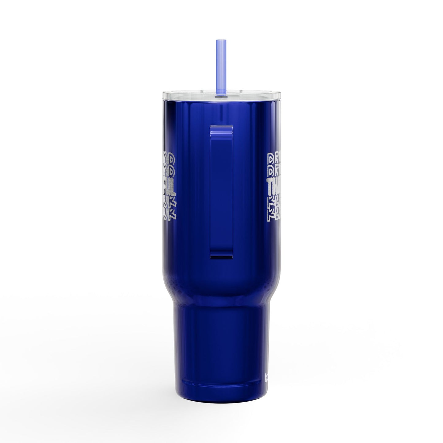 Thankful Realtor Tumbler – 40 oz White Stainless Steel Mug with Stacked Text Design