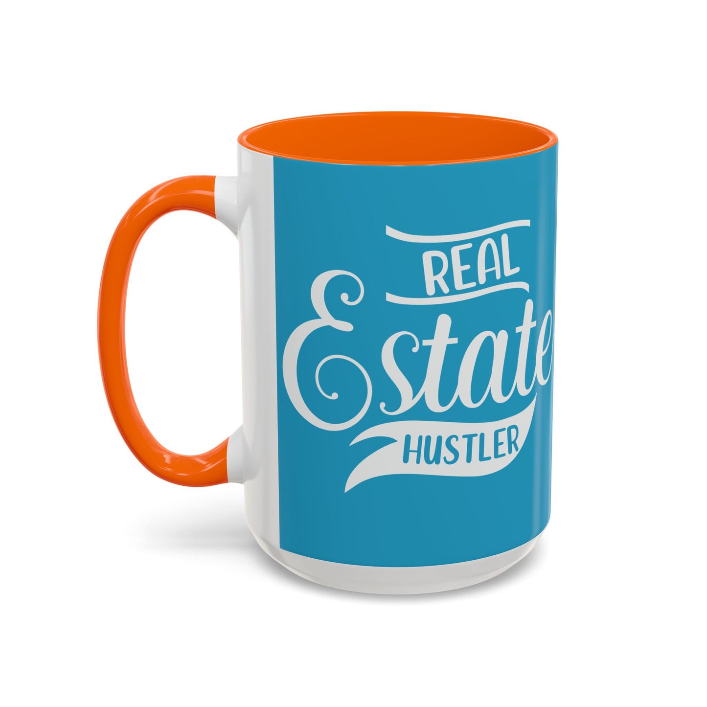 Real Estate Hustler Realtor Accent Coffee Mug (11, 15oz)