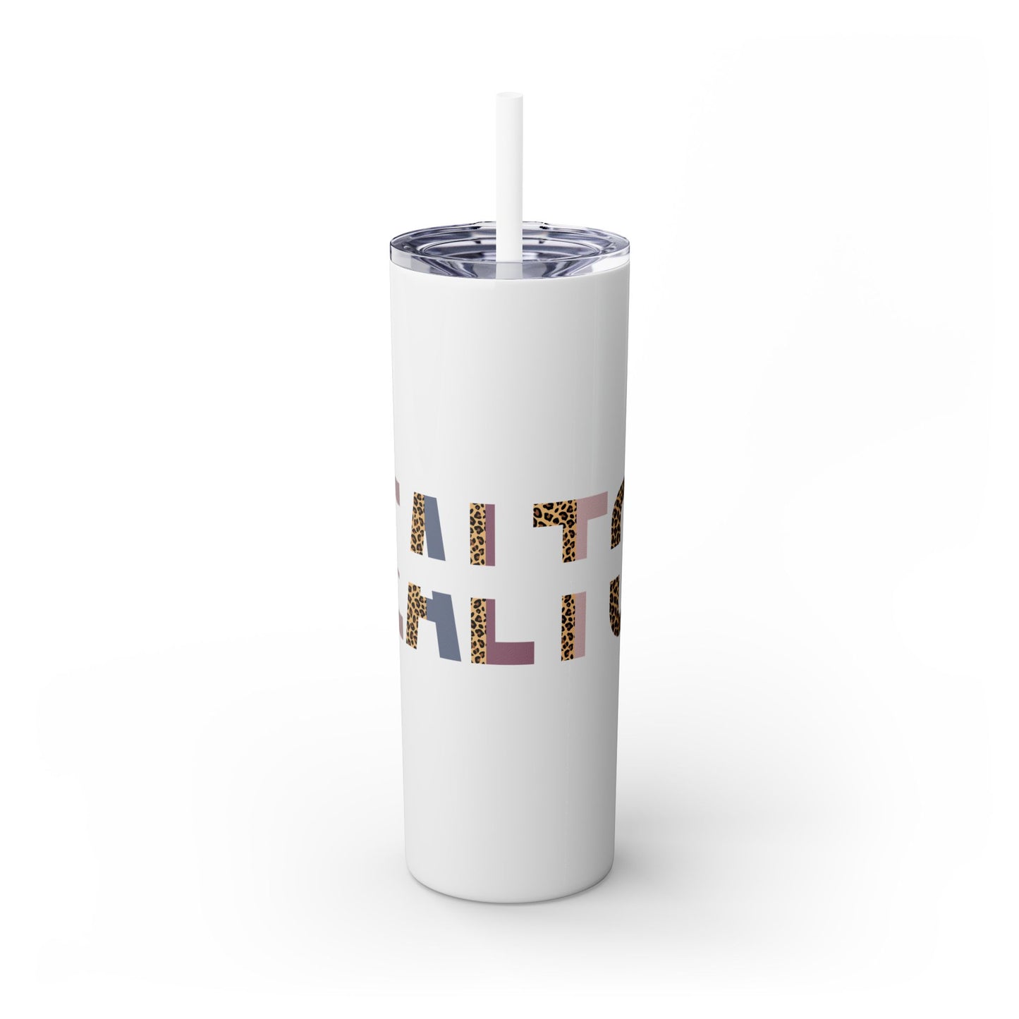 Realtor Tumbler 20oz– Personalized Leopard Print REALTOR Design for Real Estate Agents