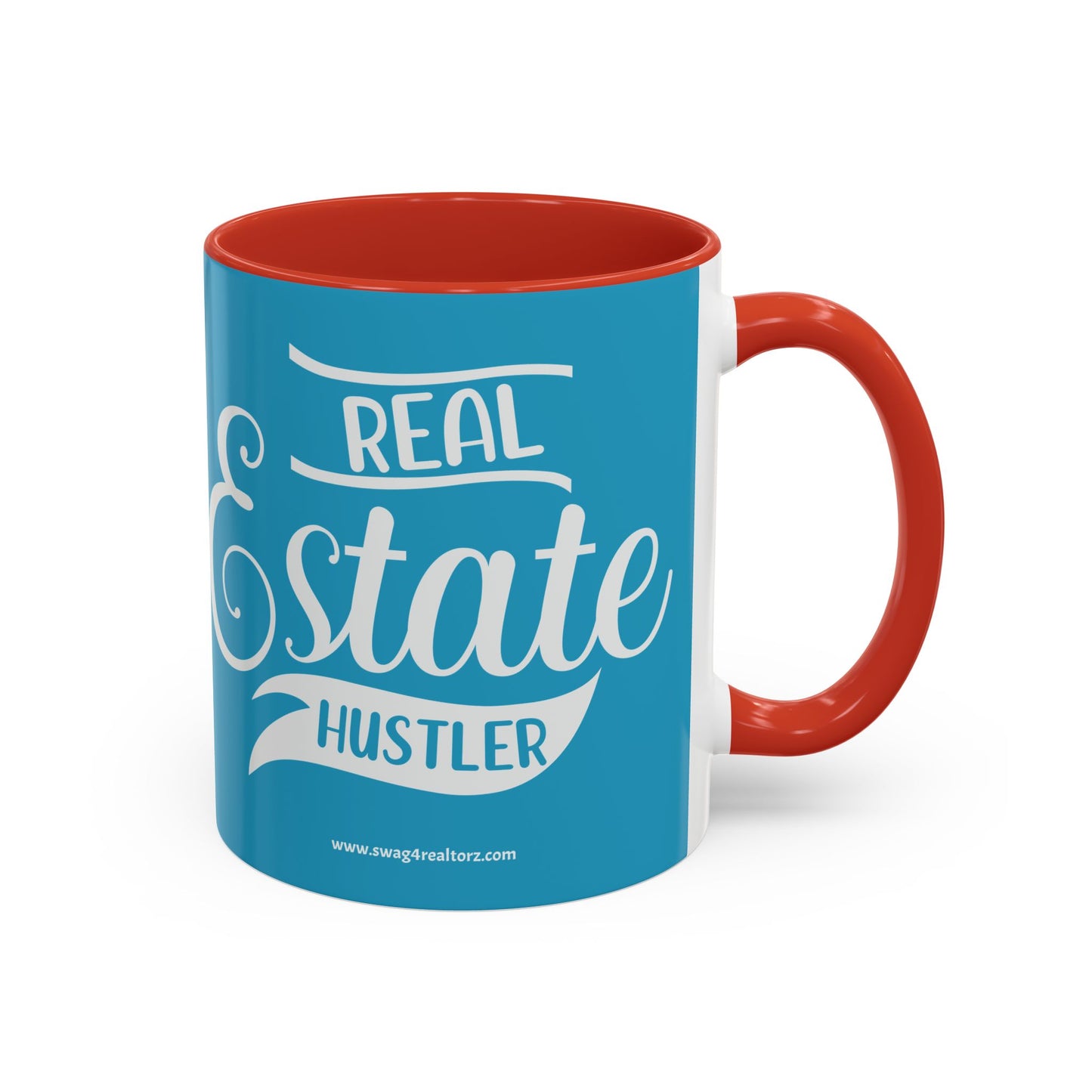 Real Estate Hustler Realtor Accent Coffee Mug (11, 15oz)