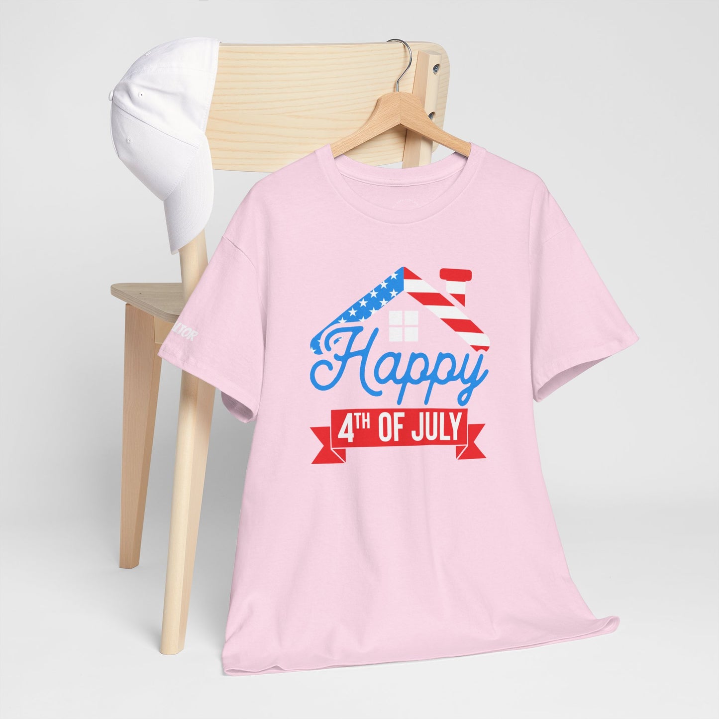 Happy 4th of July Realtor Tee – Stars, Stripes & Sold Signs