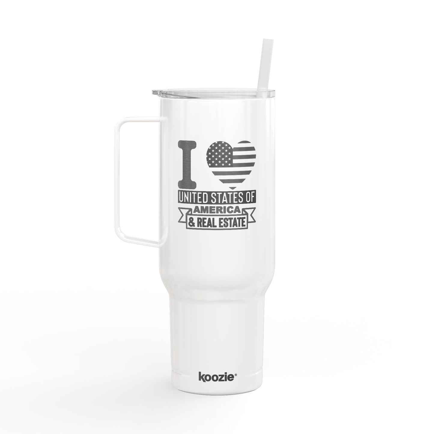 I ❤️ United States of America & Real Estate – 40oz Tumbler for Realtors