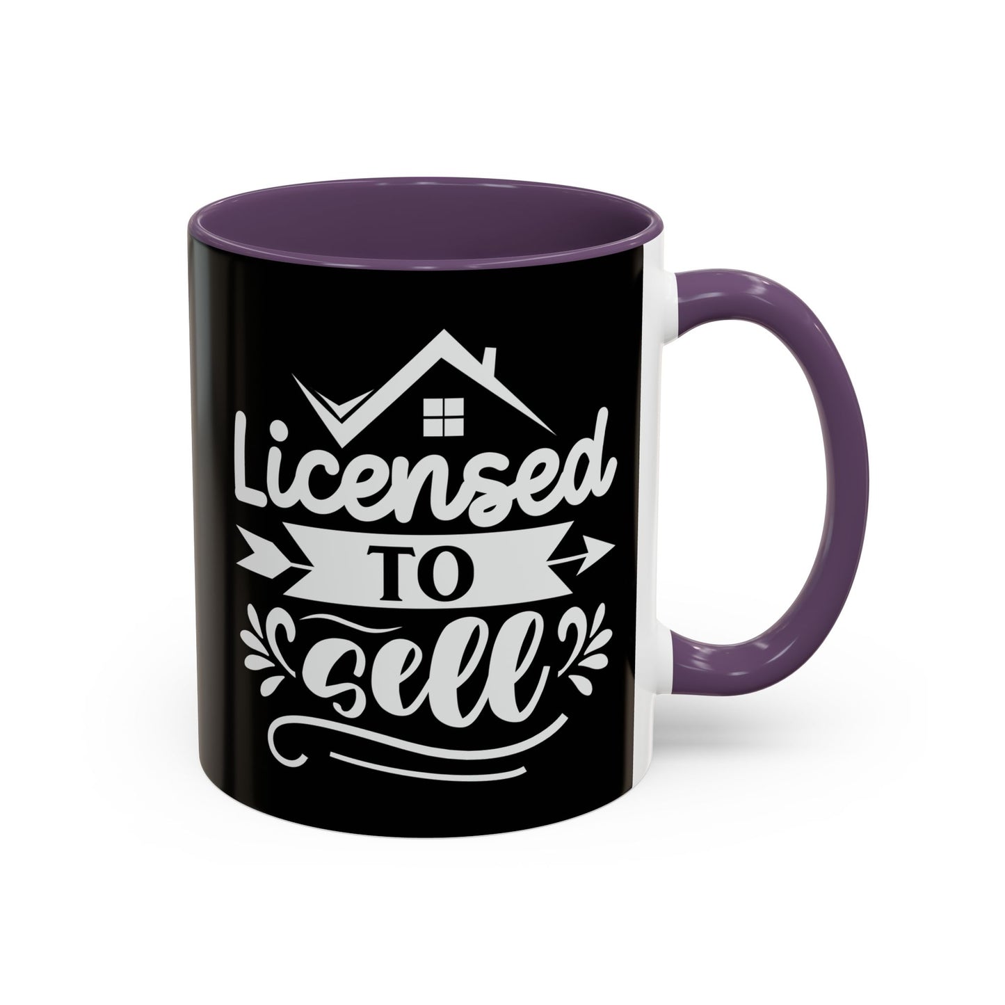Licensed To Sell Realtor Accent Coffee Mug (11, 15oz)