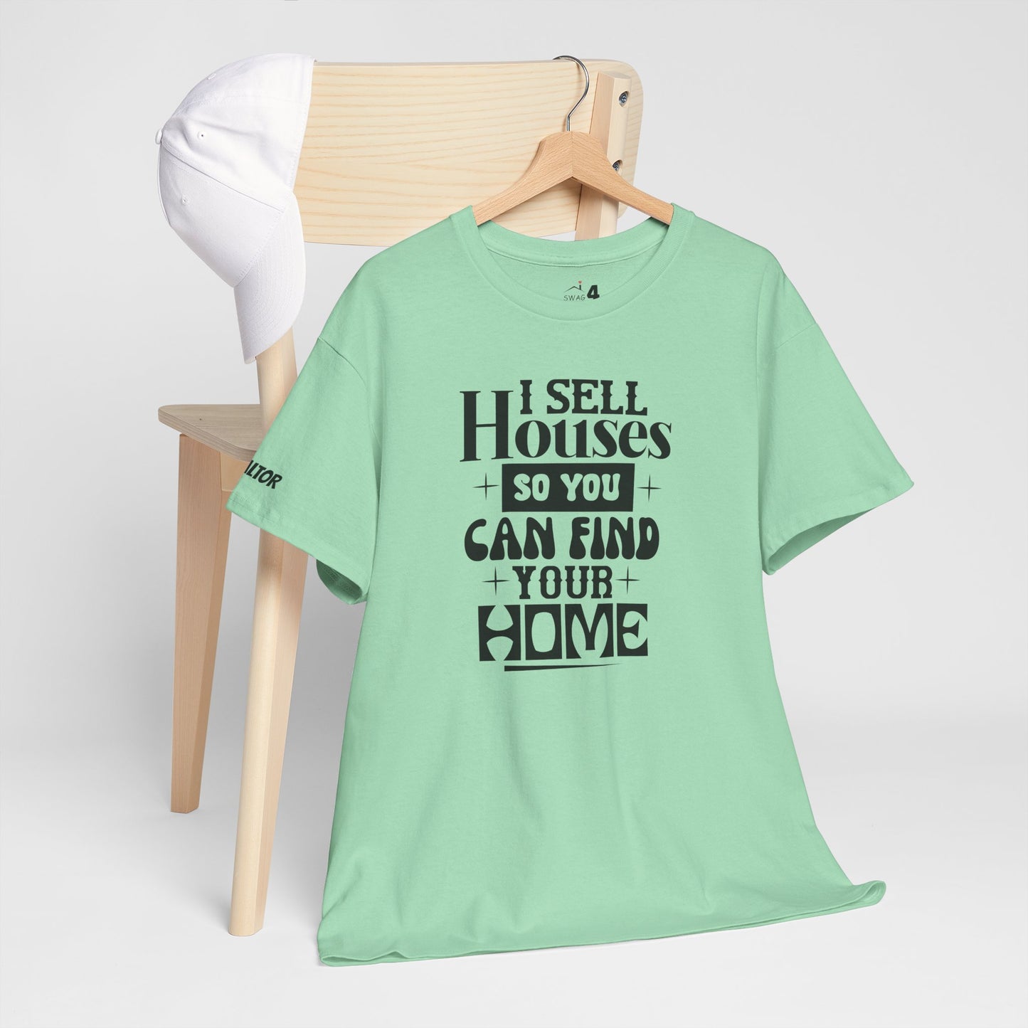 I Sell Houses Unisex Heavy Cotton Tee - Perfect Gift for Real Estate Agents!