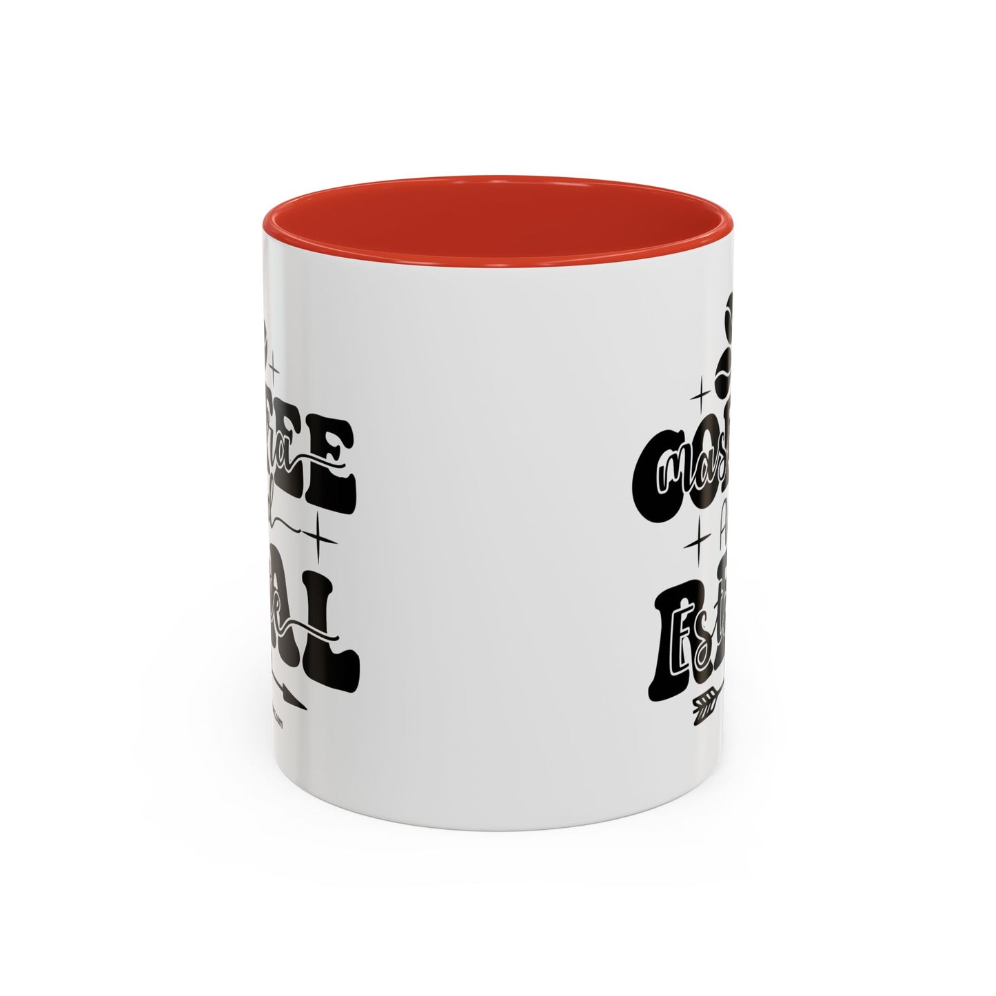 Coffee Mascara And Real Estate Realtor Accent Coffee Mug (11, 15oz)