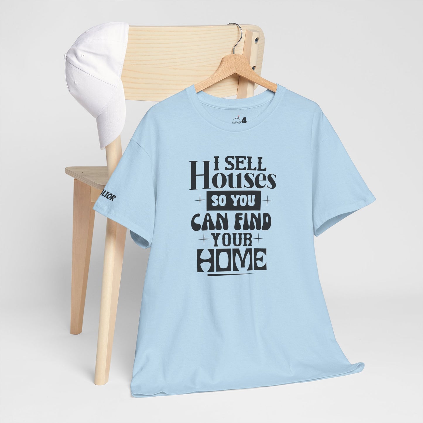 I Sell Houses Unisex Heavy Cotton Tee - Perfect Gift for Real Estate Agents!