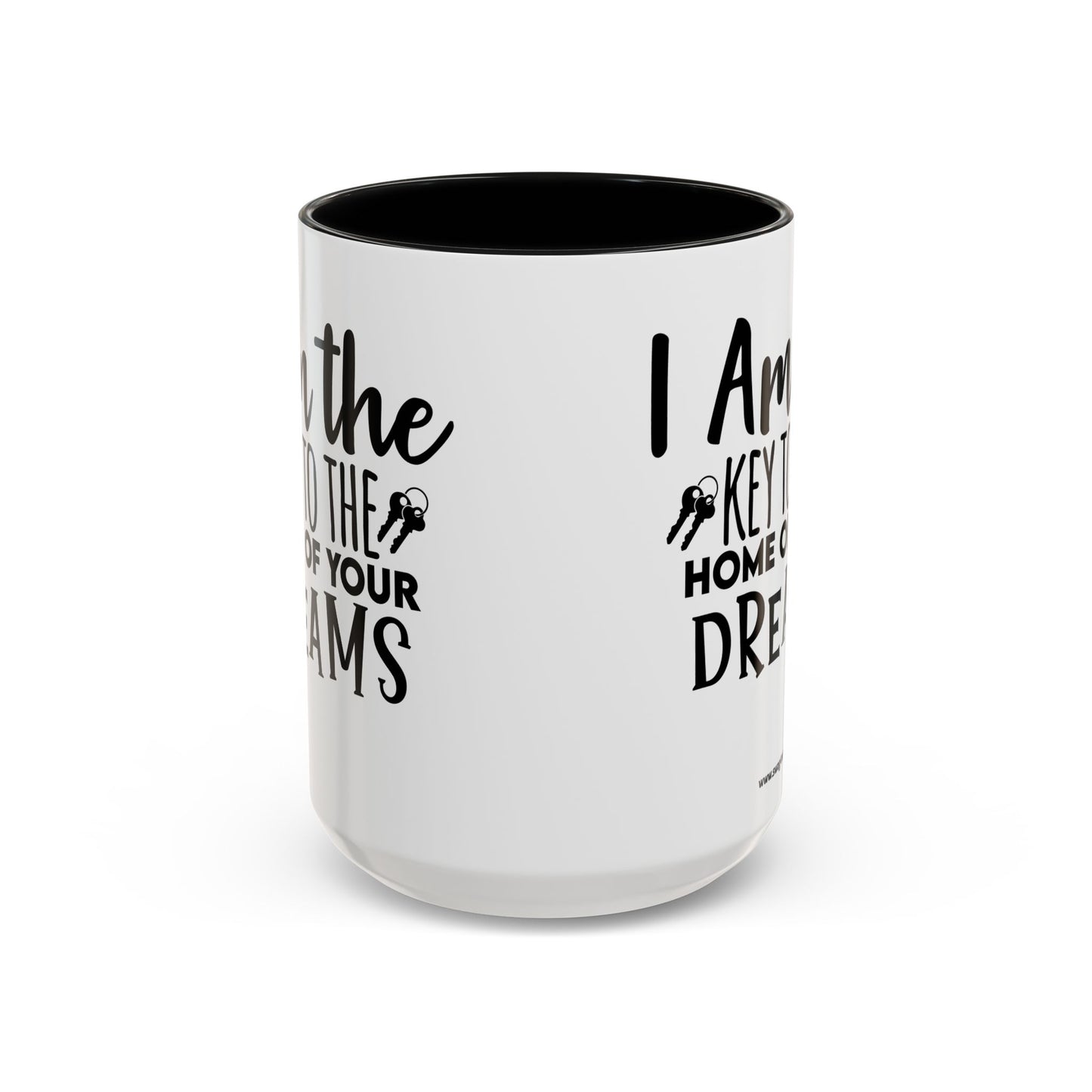 I Am The Key Realtor Accent Coffee Mug (11, 15oz)