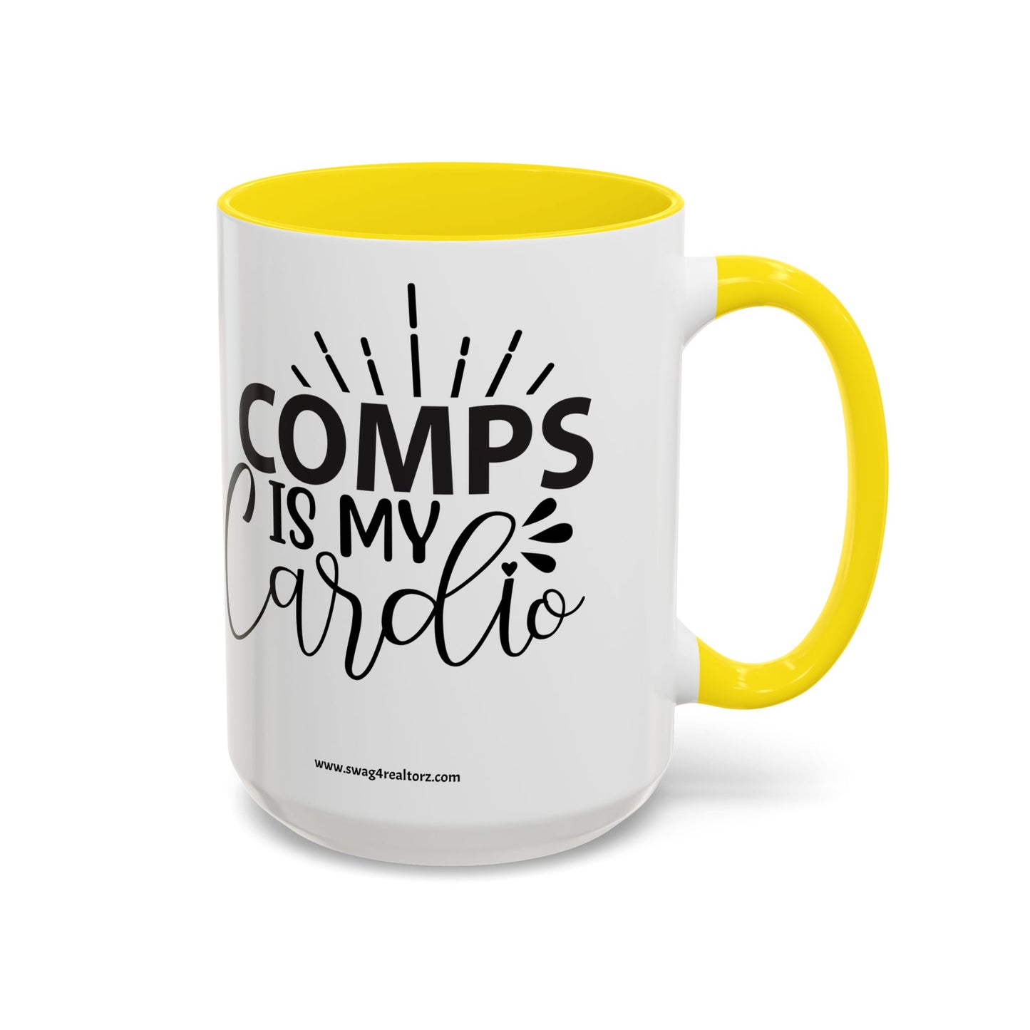 Comps Are My Cardo Realtor Accent Coffee Mug (11, 15oz)