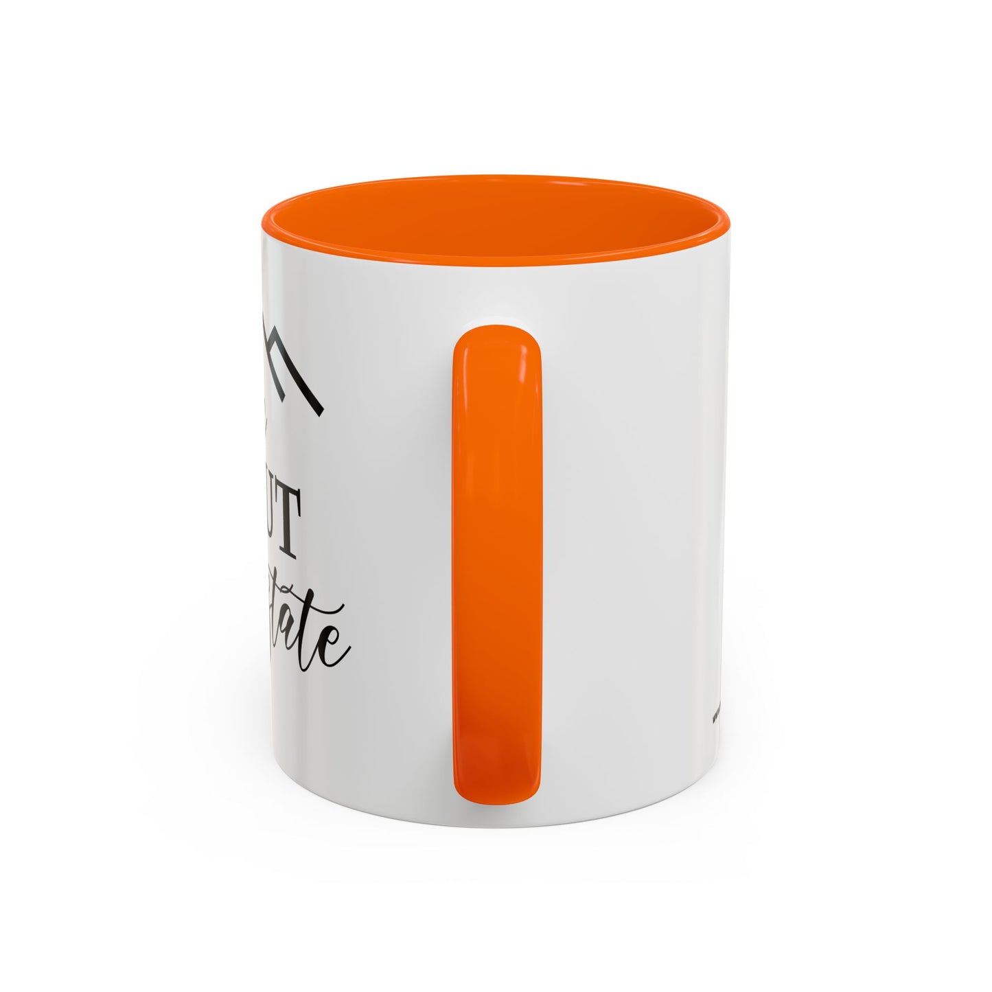 Ask Me About Real Estate Realtor Accent Coffee Mug (11, 15oz)