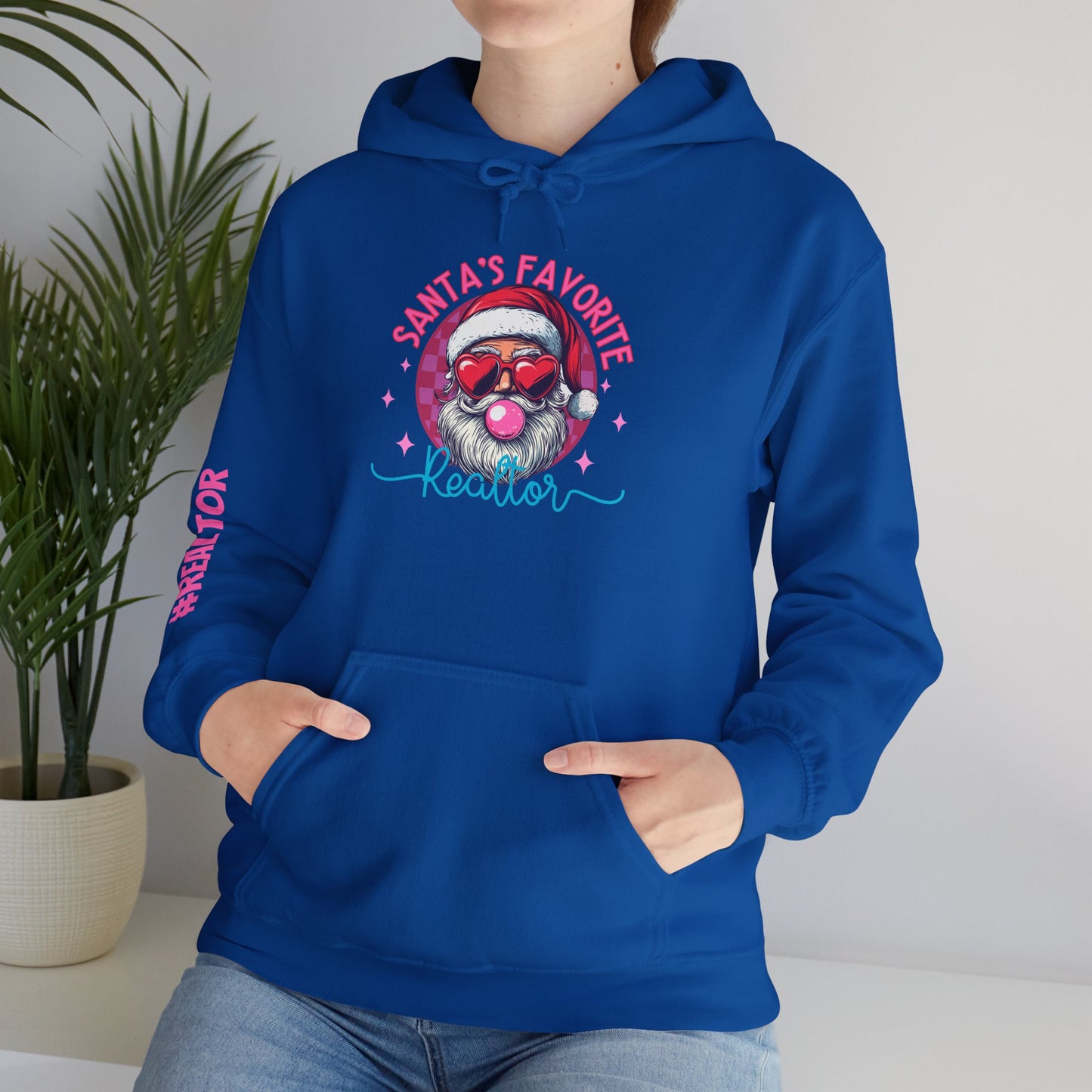 🎅 Santa’s Favorite Realtor Hoodie – Sleighin’ in Style Since Day One