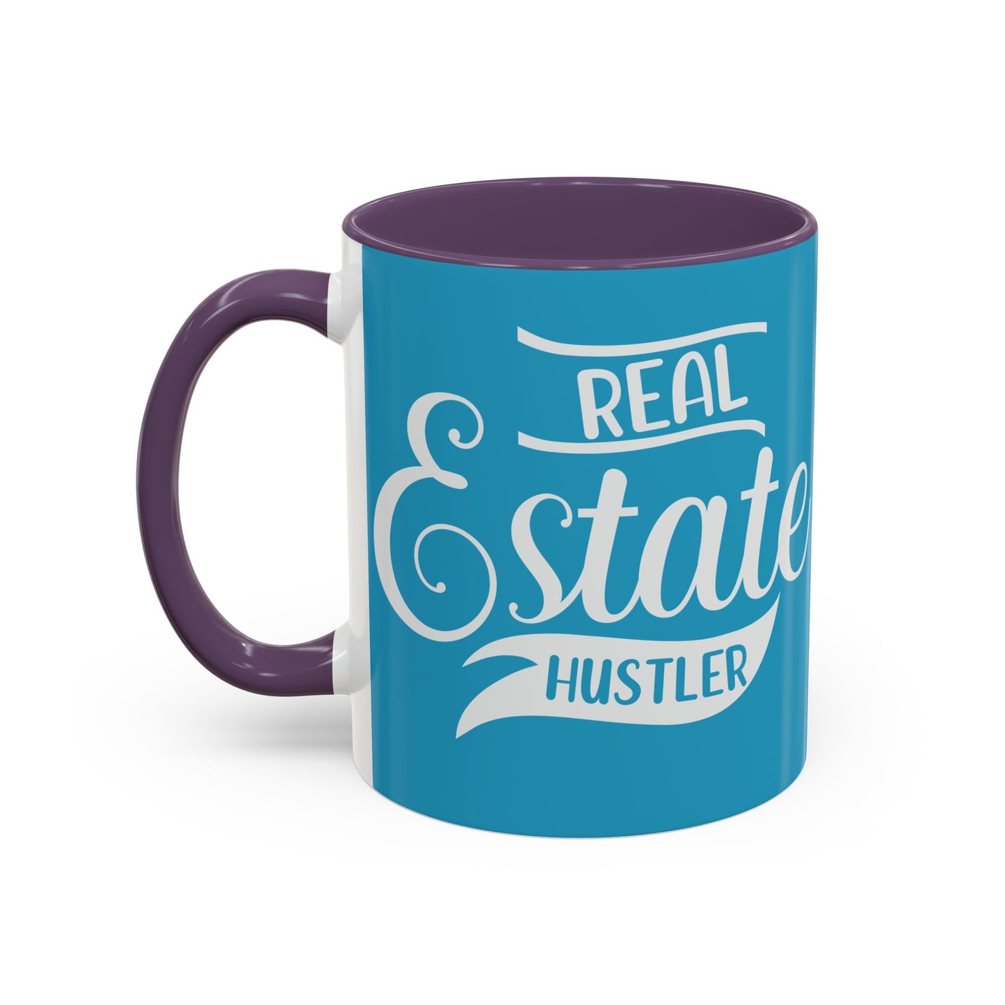 Real Estate Hustler Realtor Accent Coffee Mug (11, 15oz)