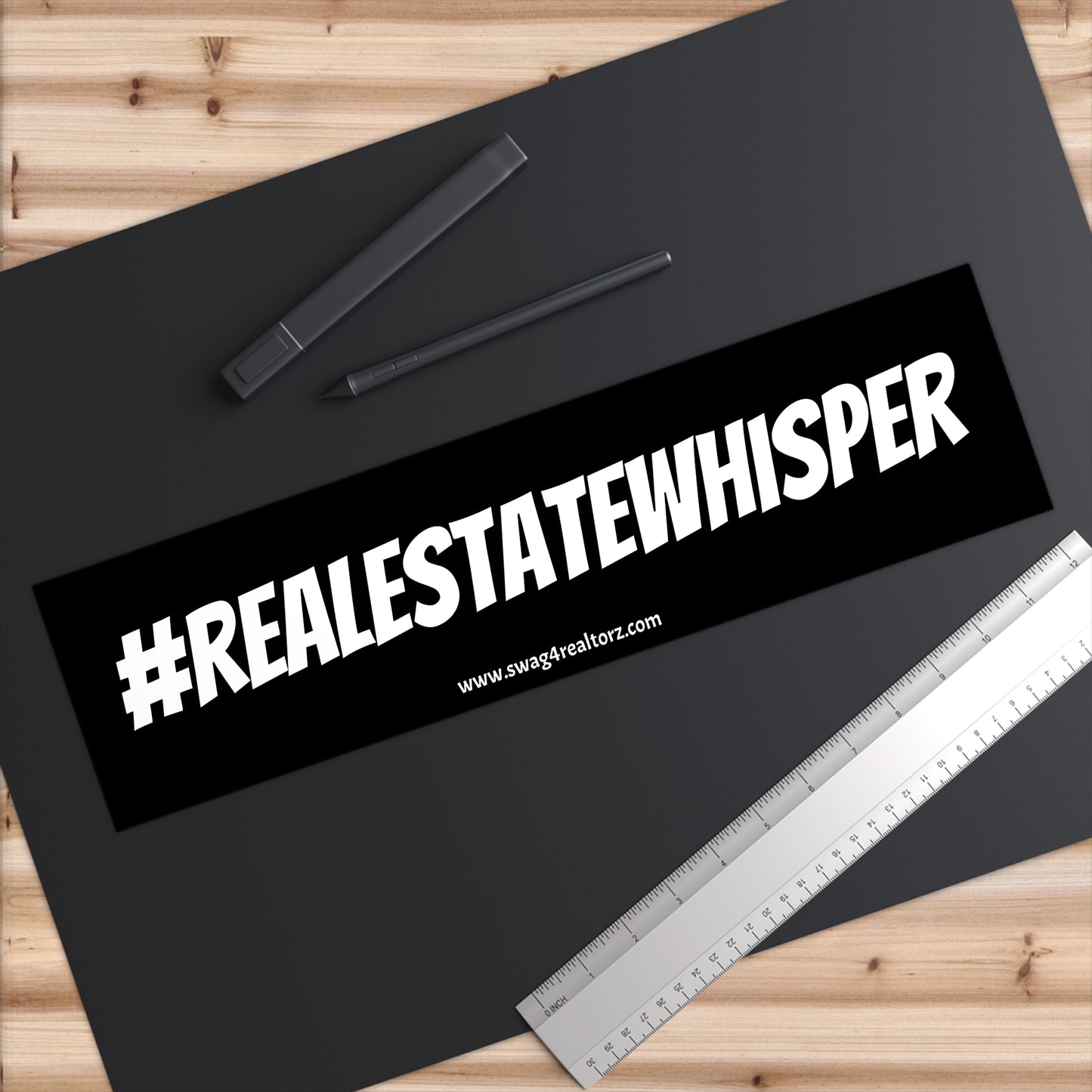 π #REALESTATEWHISPERER Bumper Sticker β Because You Close Deals Without Raising Your Voice π‘β¨