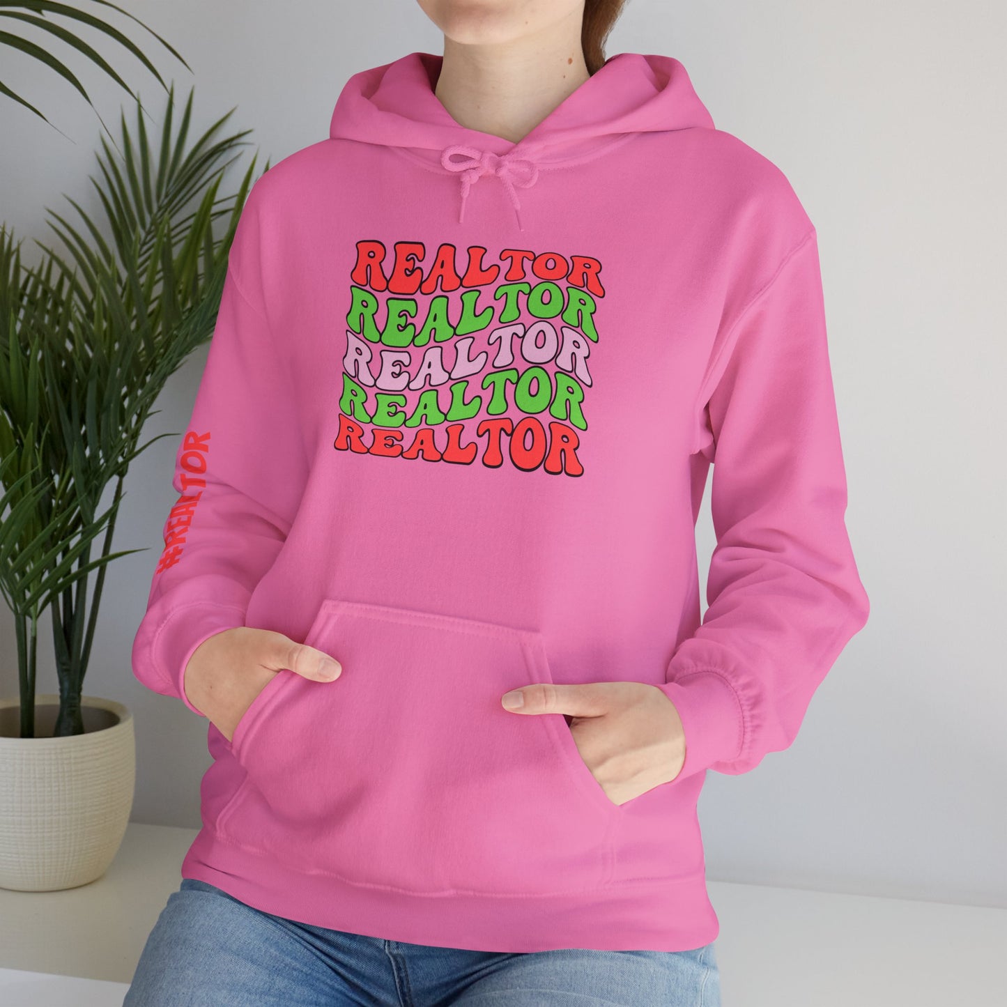 π
Bold REALTOR Repeat Hoodie β Sell It Loud, Wear It Proud