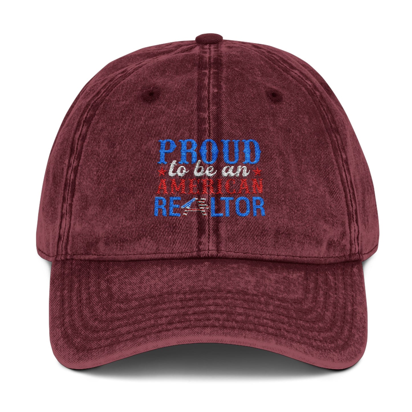 Realtor Hat – Proud to Be an American Realtor